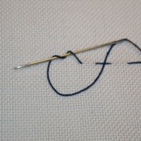 Anleitungsbilder f&uuml;r Kn&ouml;tchenstich.